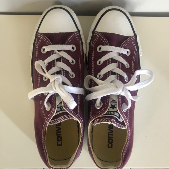 Unisex Converse All Star Lo Sneaker - Plum Purple - Picture 3 of 6